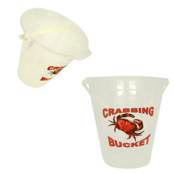 Clear Crab Bucket With Spout (£1.99)